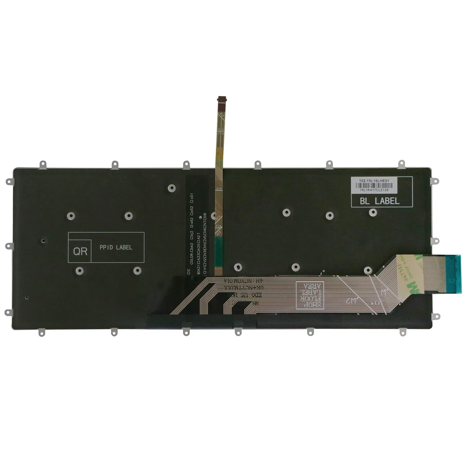 Teksus Laptop Keyboard For Dell Inspiron 13-5368 With Backlight view 3